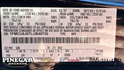 2020 Ford Escape Titanium