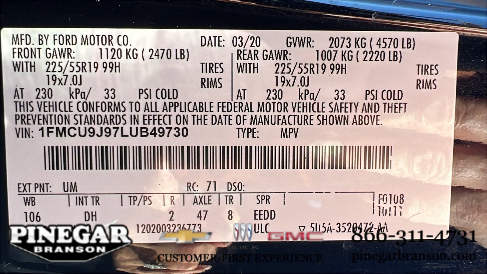 2020 Ford Escape Titanium