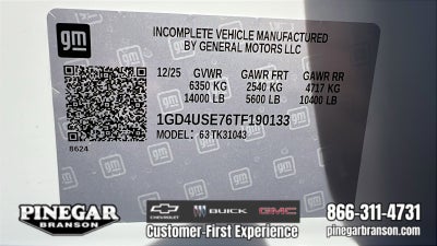 2026 GMC Sierra 3500 HD Chassis Cab Pro