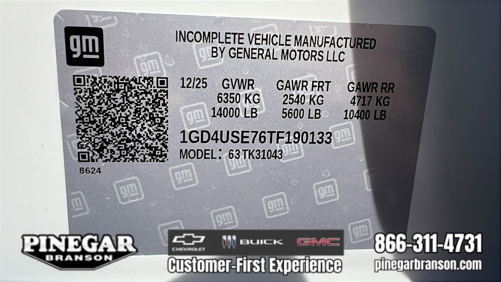 2026 GMC Sierra 3500 HD Chassis Cab Pro