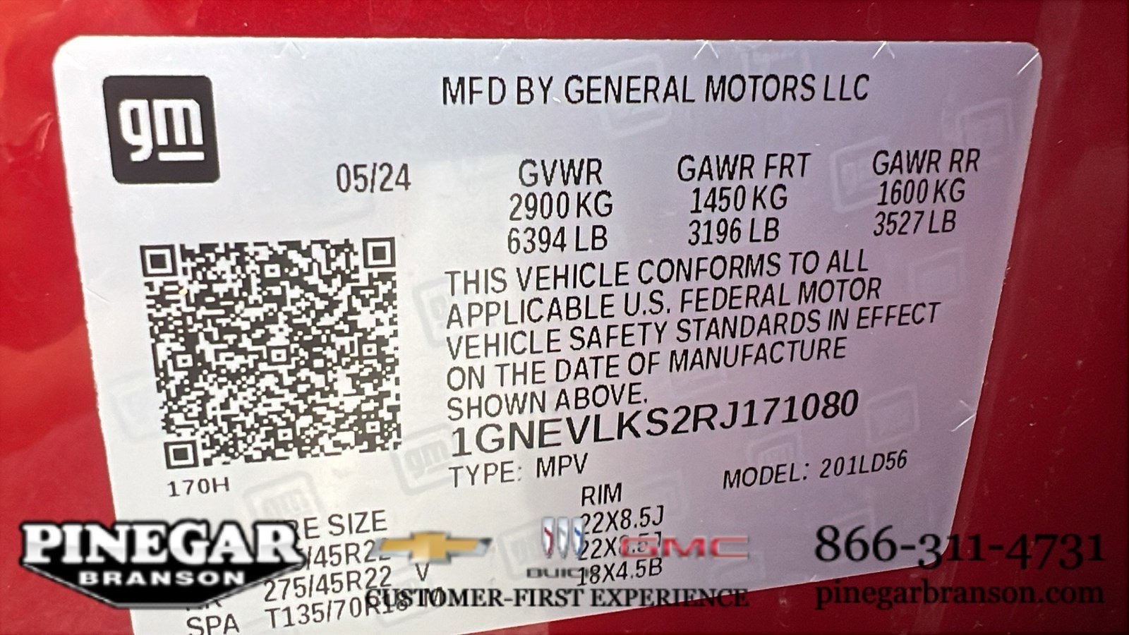 2024 Chevrolet Traverse RS