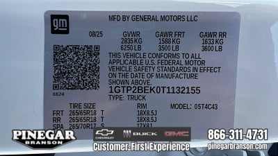 2026 GMC Canyon Elevation