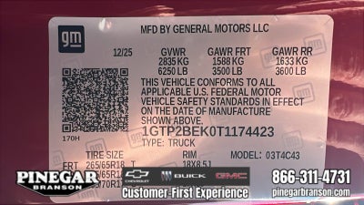 2026 GMC Canyon Elevation