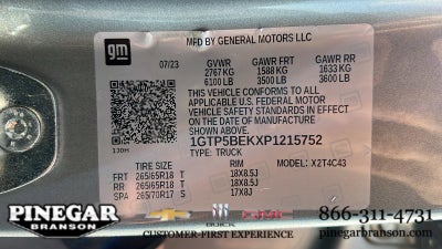 2023 GMC Canyon Elevation