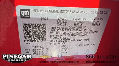 2021 GMC Sierra 1500 SLT