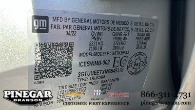 2022 GMC Sierra 1500 AT4