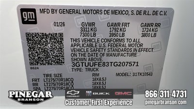 2026 GMC Sierra 1500 AT4X