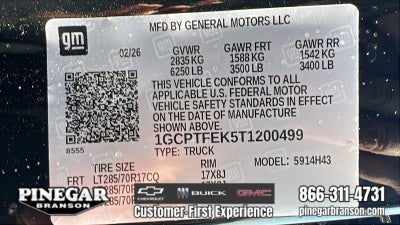 2026 Chevrolet Colorado ZR2