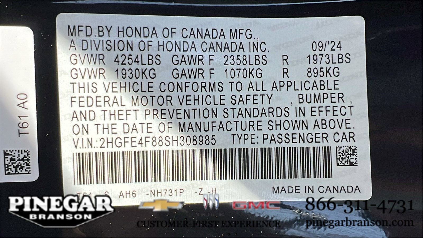 2025 Honda Civic Sedan Hybrid Sport
