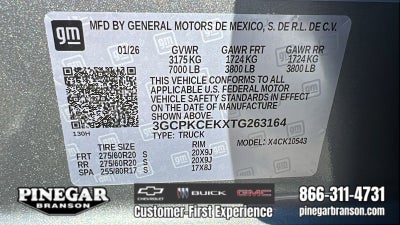 2026 Chevrolet Silverado 1500 Custom Trail Boss