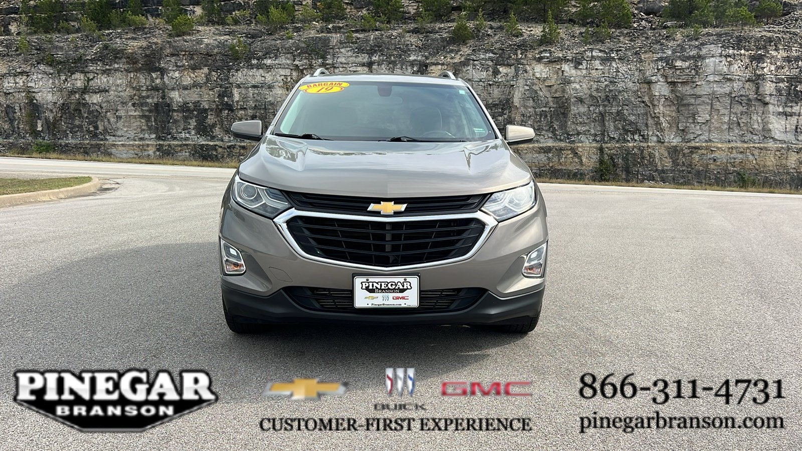 Used 2019 Chevrolet Equinox LT with VIN 3GNAXVEX0KS502710 for sale in Branson, MO