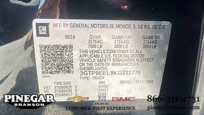 2019 GMC Sierra 1500 AT4