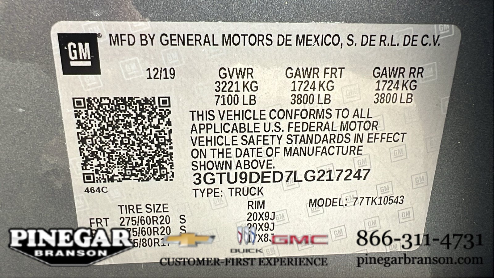 2020 GMC Sierra 1500 SLT