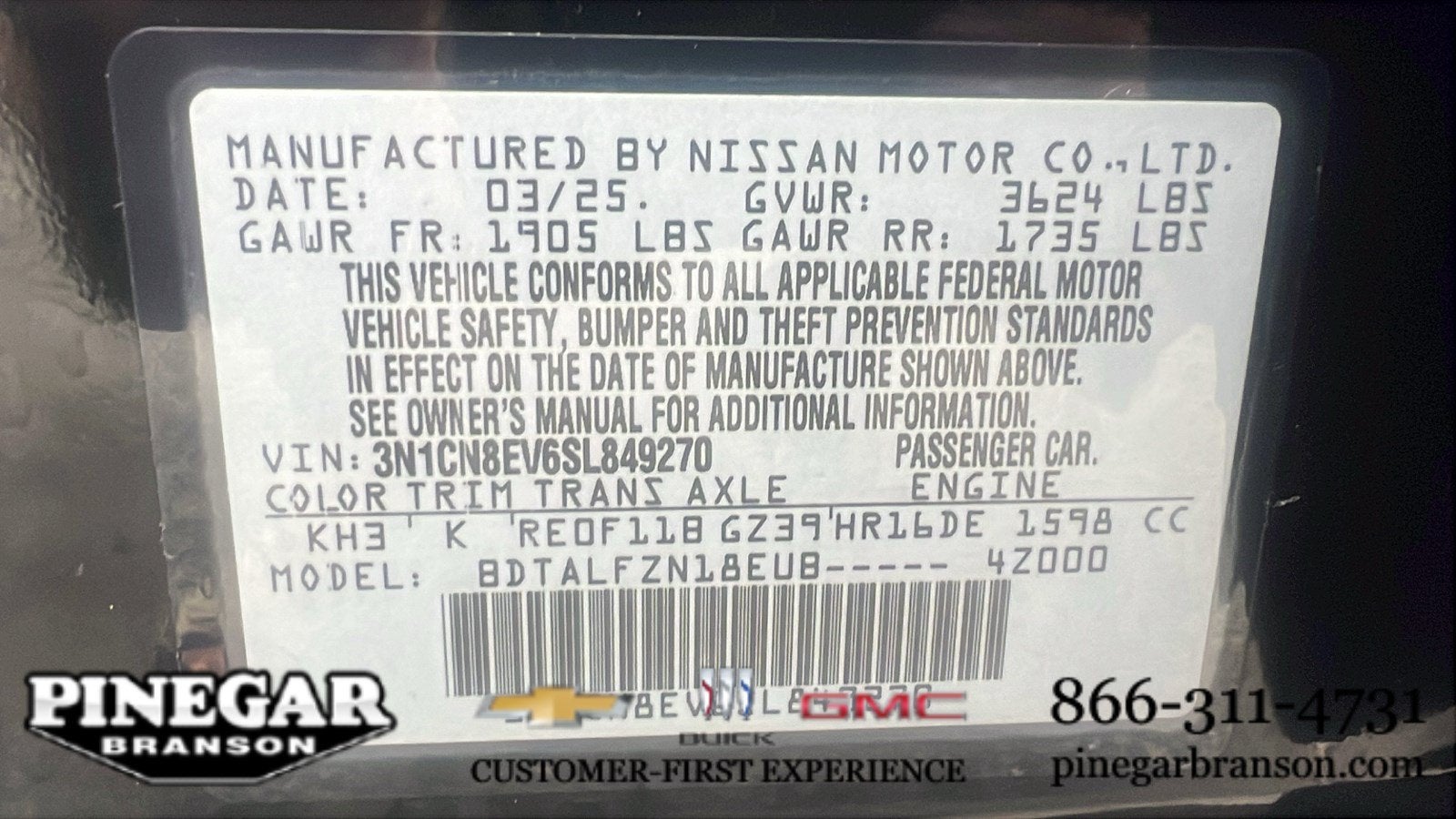 2025 Nissan Versa SV