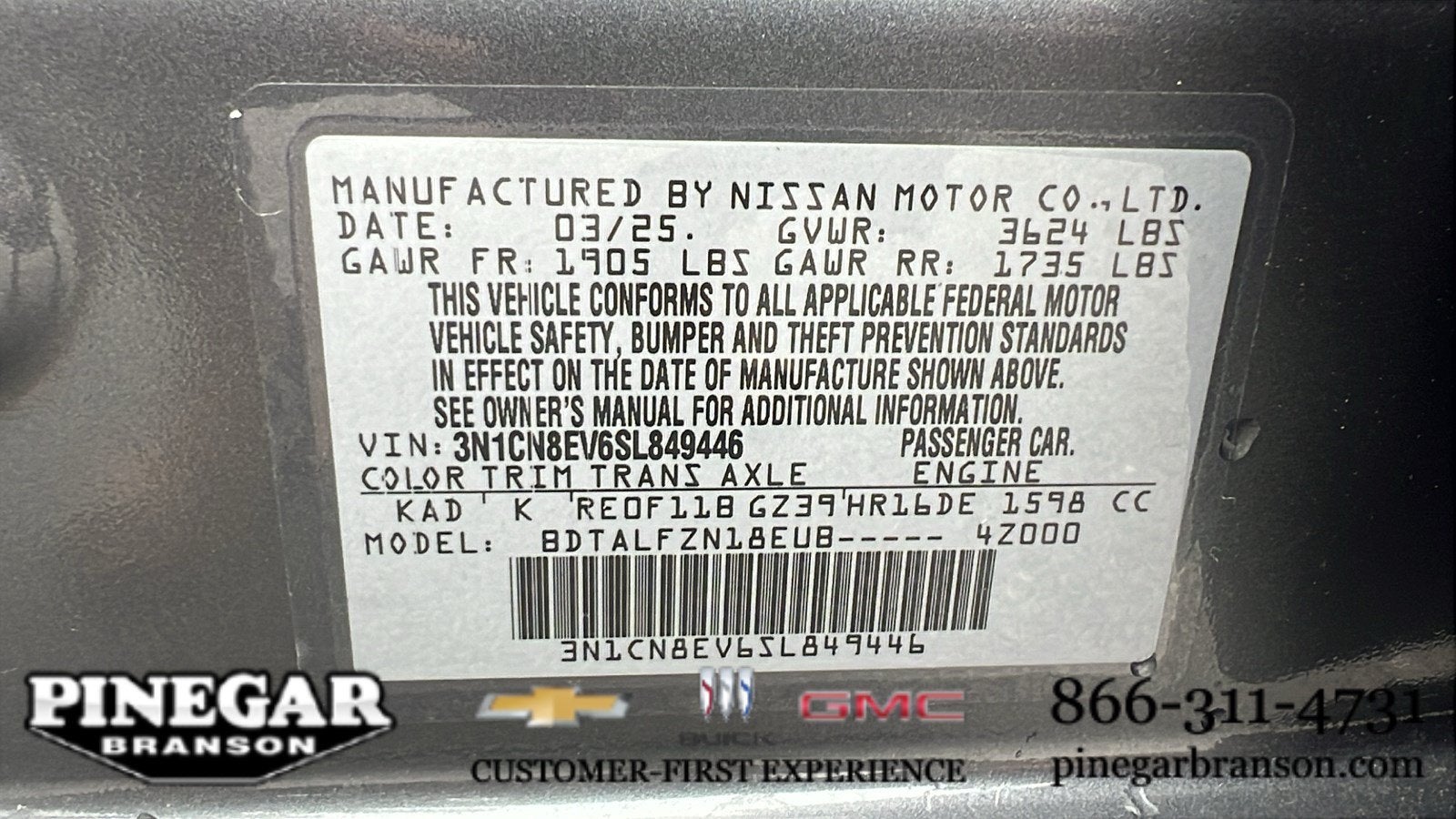 2025 Nissan Versa SV