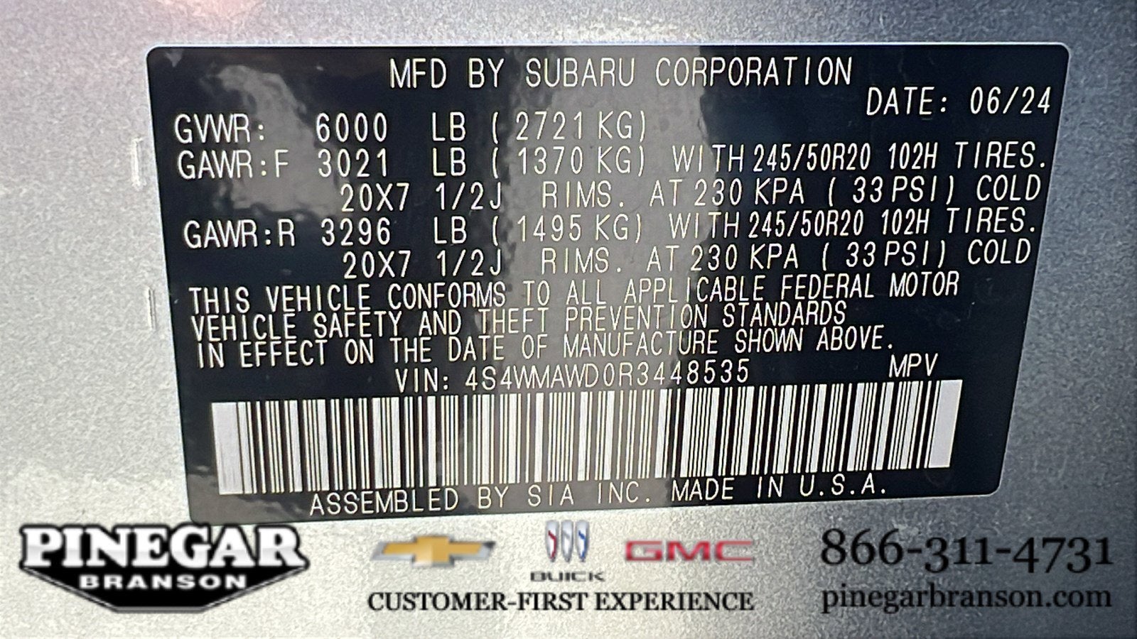 2024 Subaru Ascent Touring