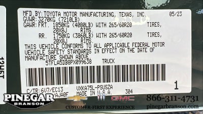 2023 Toyota Tundra 4WD SR5