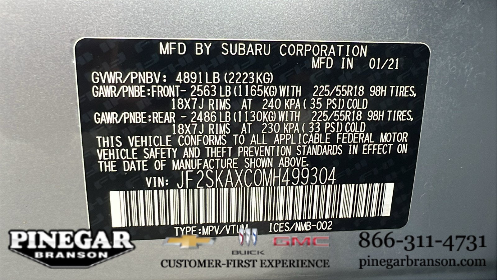 2021 Subaru Forester Touring