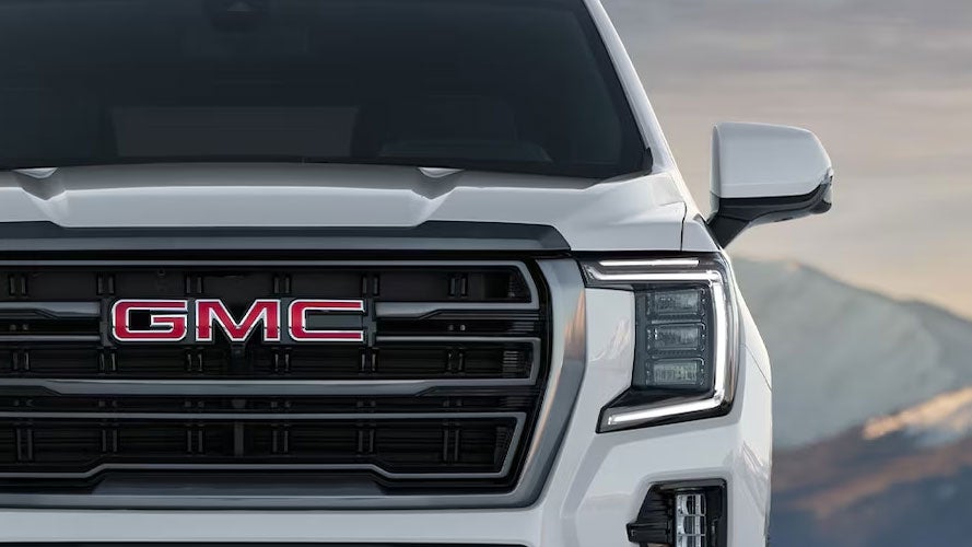 Close up on Chevy vehicle grille