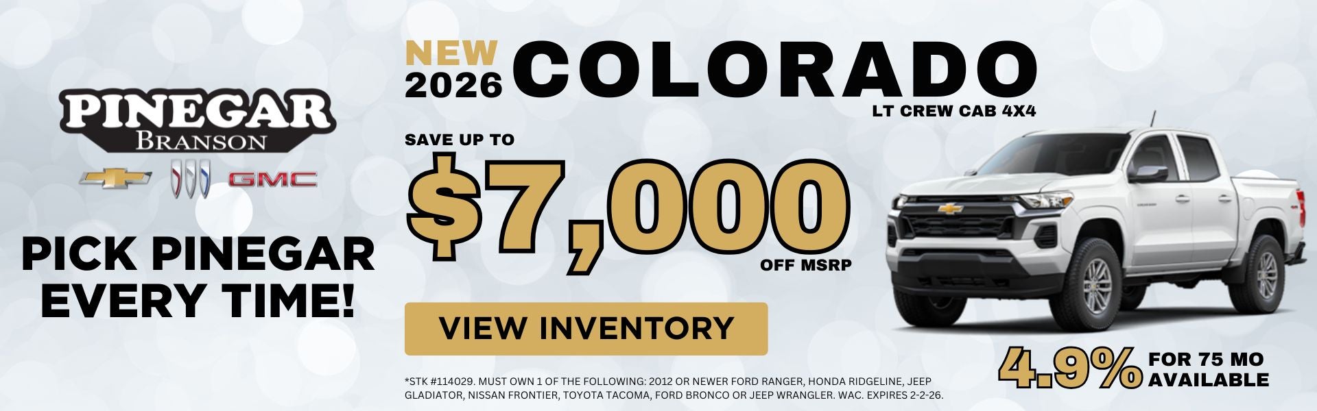 2026 Chevrolet Colorado