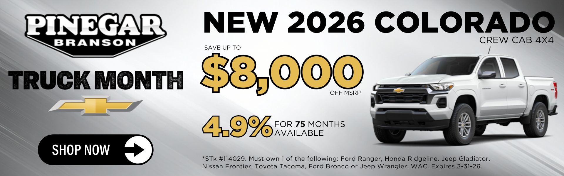 2026 Chevrolet Colorado