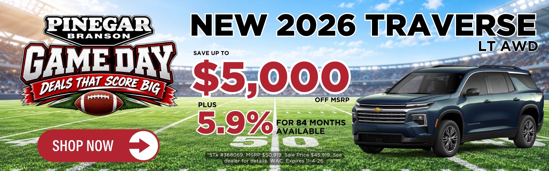 2026 Chevrolet Traverse in Branson MO